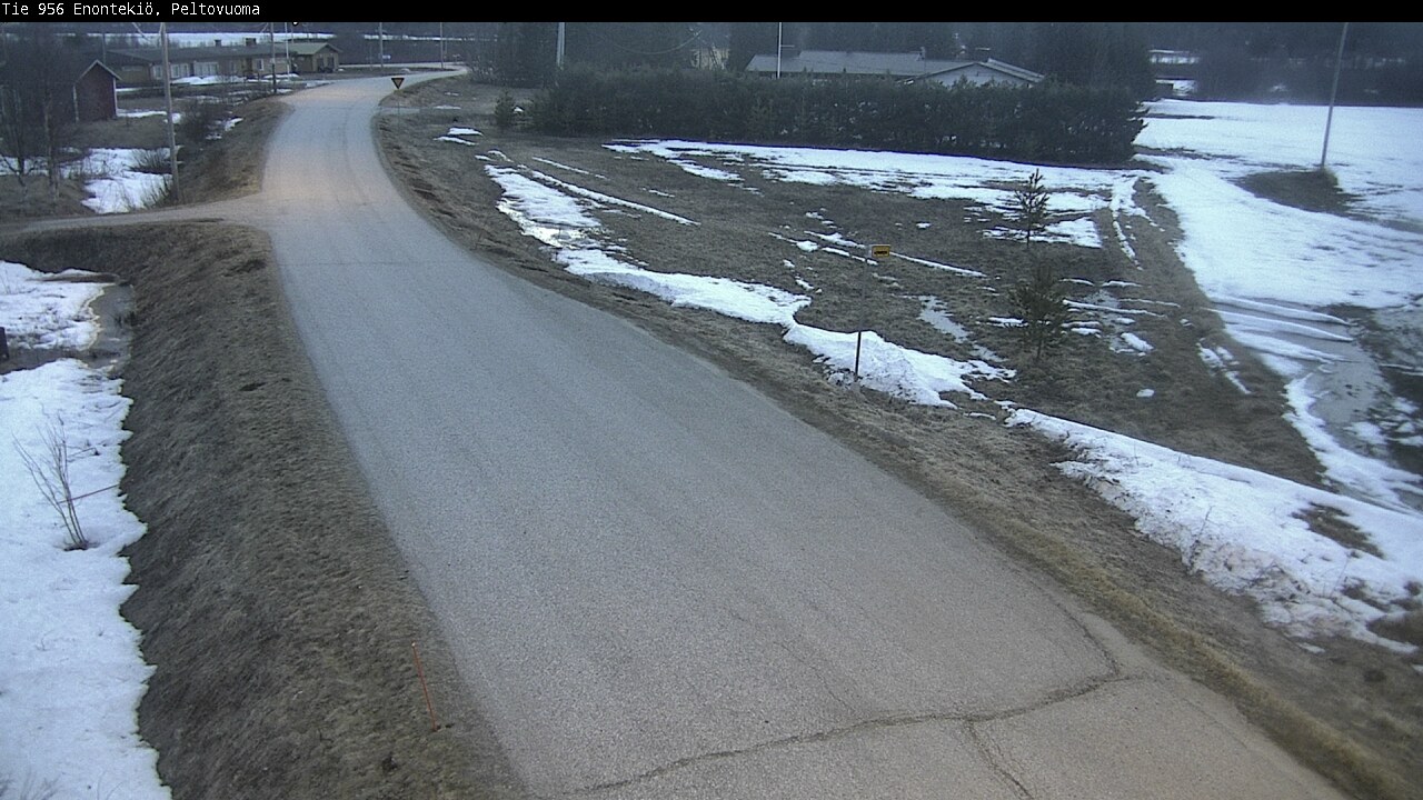 Weather Camera Image Road 956 Enontekiö, Peltovuoma, Enontekiö, Lappi