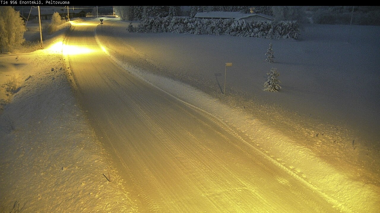 Weather Camera Image Väg 21 Enontekis, Peltovuoma, Enontekiö, Lappi