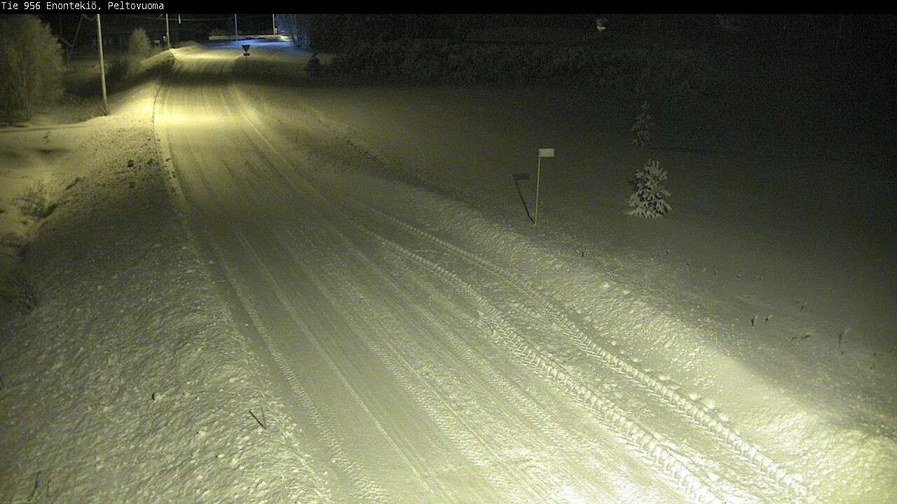 Weather Camera Image Väg 21 Enontekis, Peltovuoma, Enontekiö, Lappi