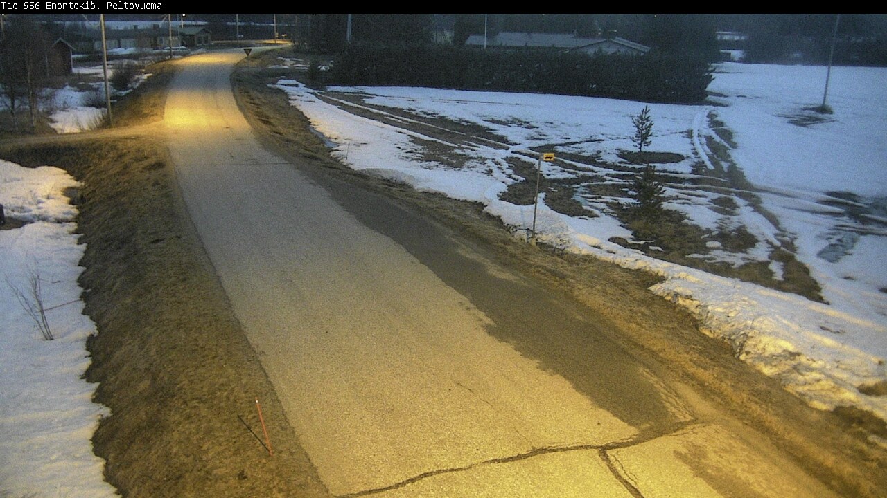 Weather Camera Image Väg 21 Enontekis, Peltovuoma, Enontekiö, Lappi