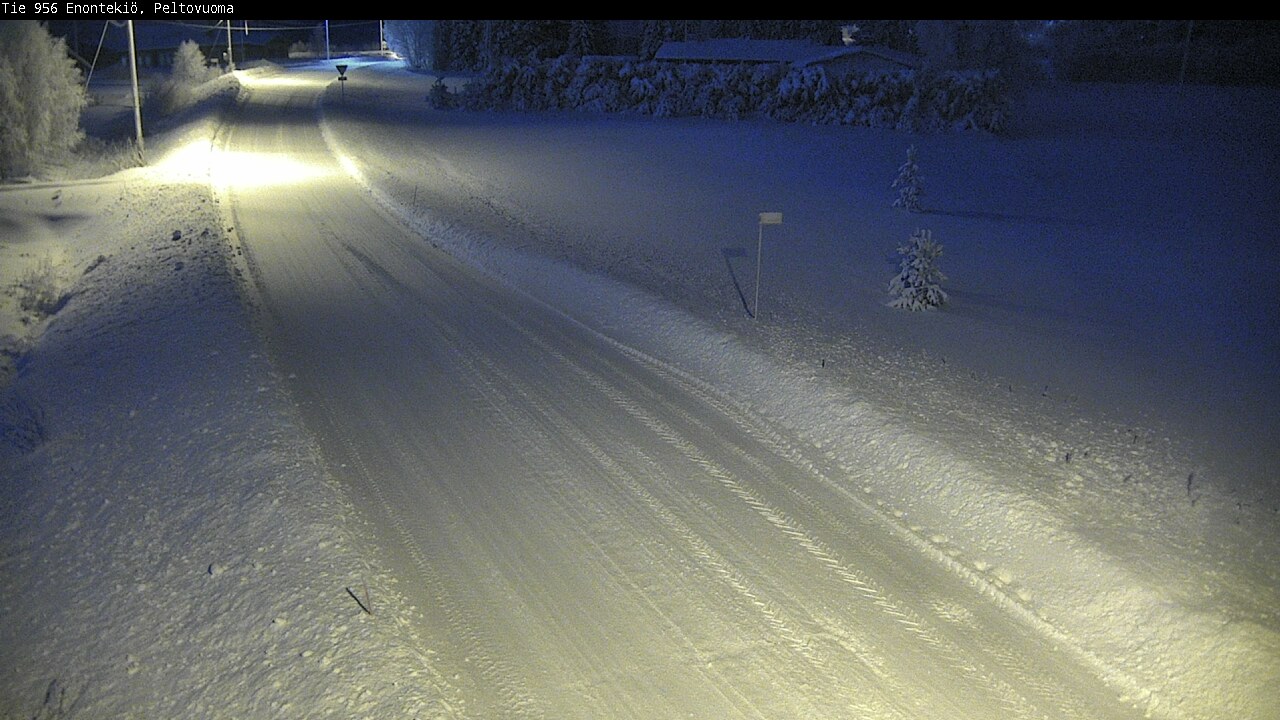Weather Camera Image Väg 21 Enontekis, Peltovuoma, Enontekiö, Lappi