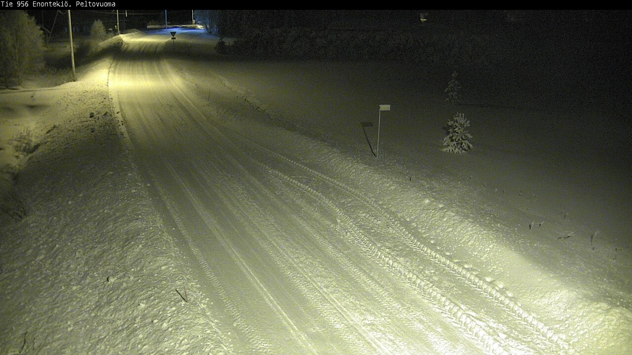 Weather Camera Image Väg 21 Enontekis, Peltovuoma, Enontekiö, Lappi