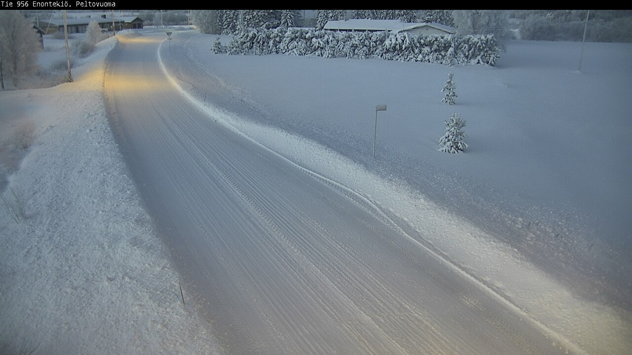 Weather Camera Image Väg 21 Enontekis, Peltovuoma, Enontekiö, Lappi