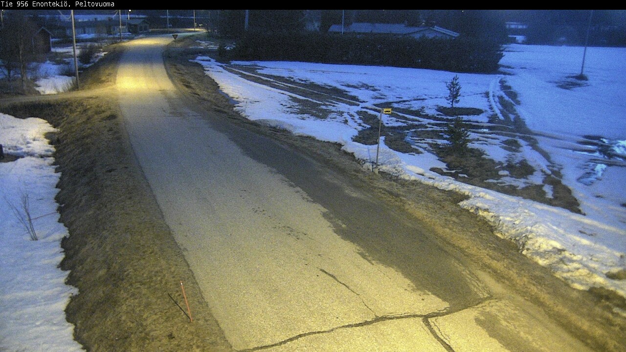 Weather Camera Image Väg 21 Enontekis, Peltovuoma, Enontekiö, Lappi