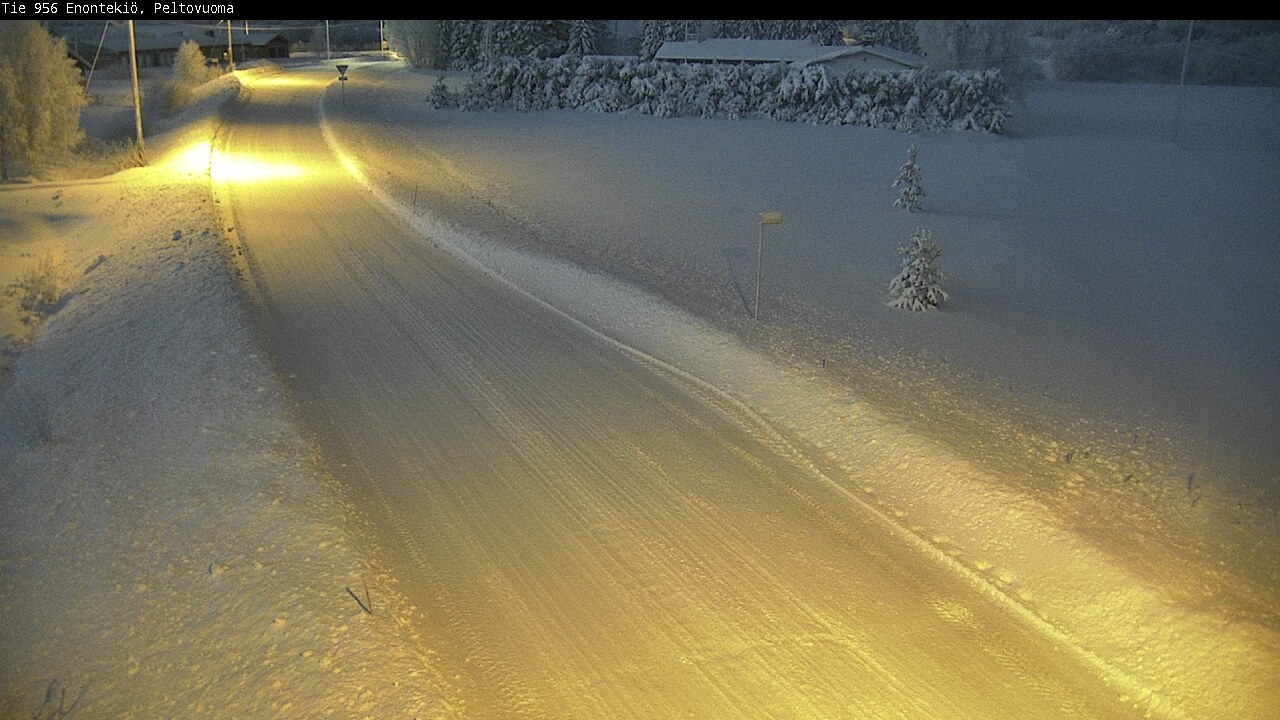 Weather Camera Image Väg 21 Enontekis, Peltovuoma, Enontekiö, Lappi