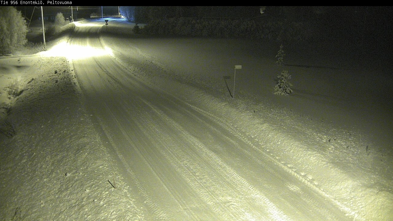 Weather Camera Image Väg 21 Enontekis, Peltovuoma, Enontekiö, Lappi