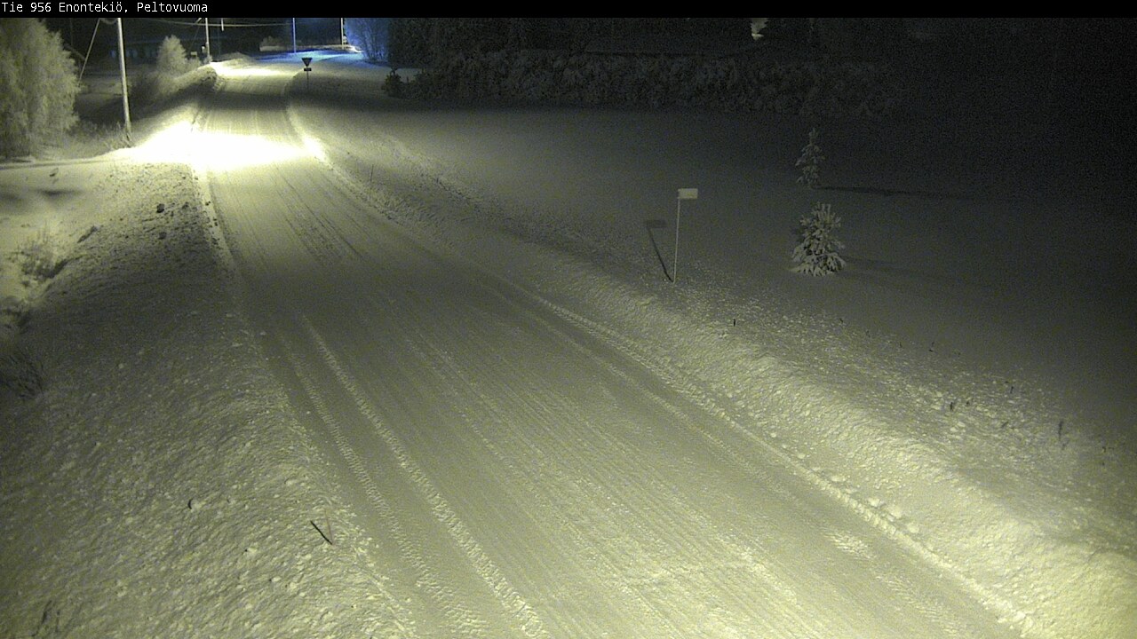 Weather Camera Image Väg 21 Enontekis, Peltovuoma, Enontekiö, Lappi