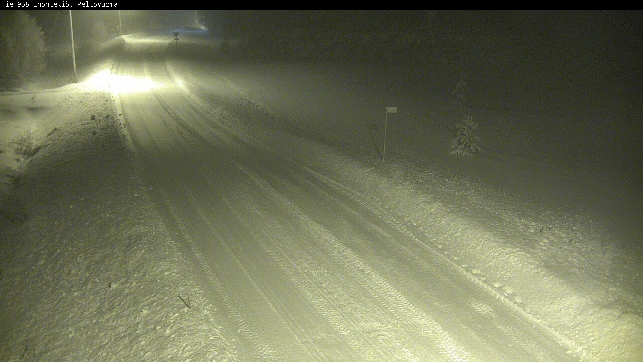 Weather Camera Image Väg 21 Enontekis, Peltovuoma, Enontekiö, Lappi