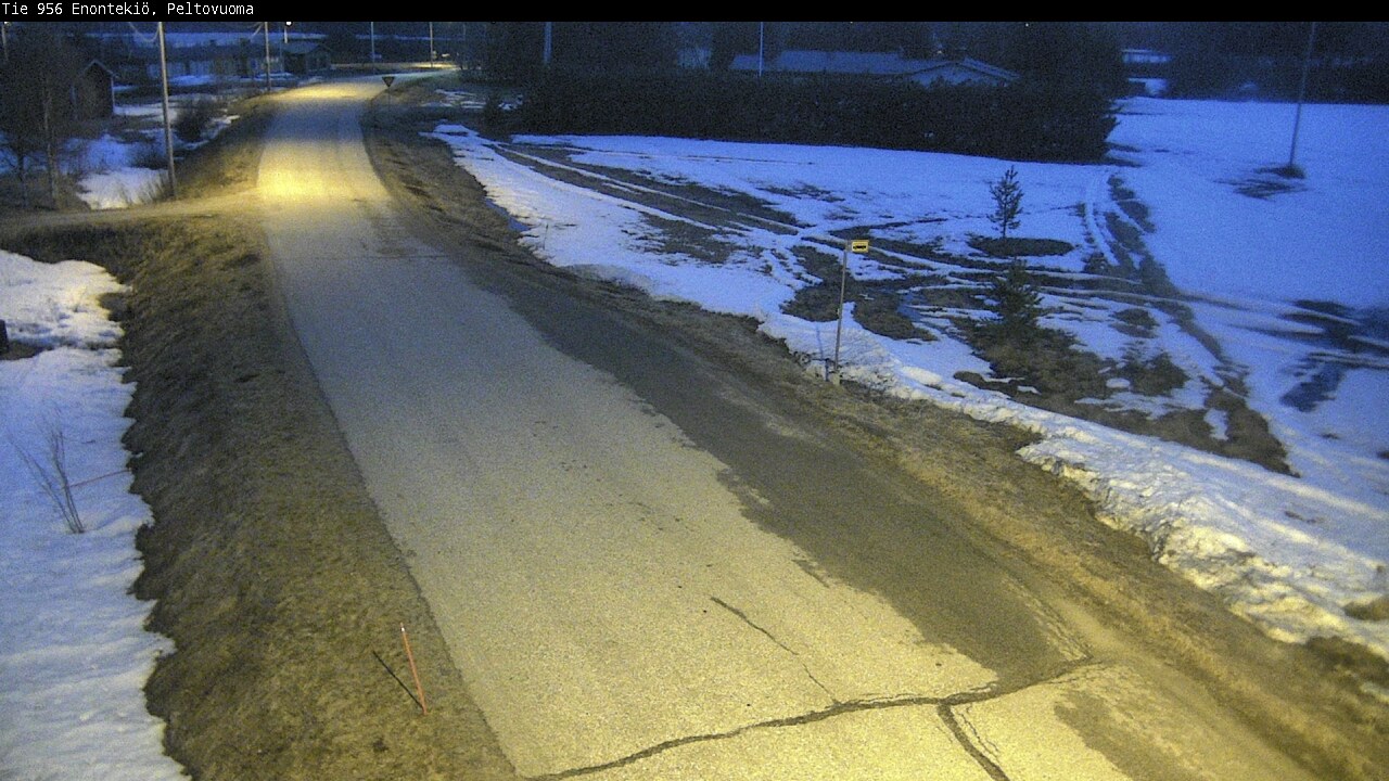 Weather Camera Image Väg 21 Enontekis, Peltovuoma, Enontekiö, Lappi