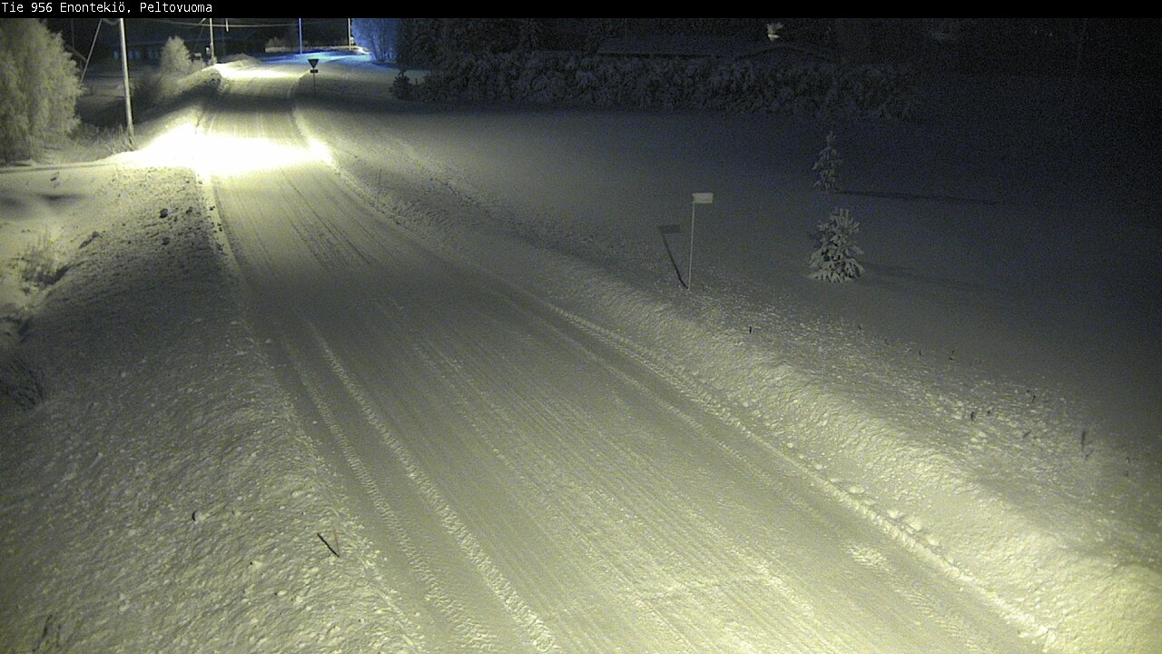 Weather Camera Image Väg 21 Enontekis, Peltovuoma, Enontekiö, Lappi