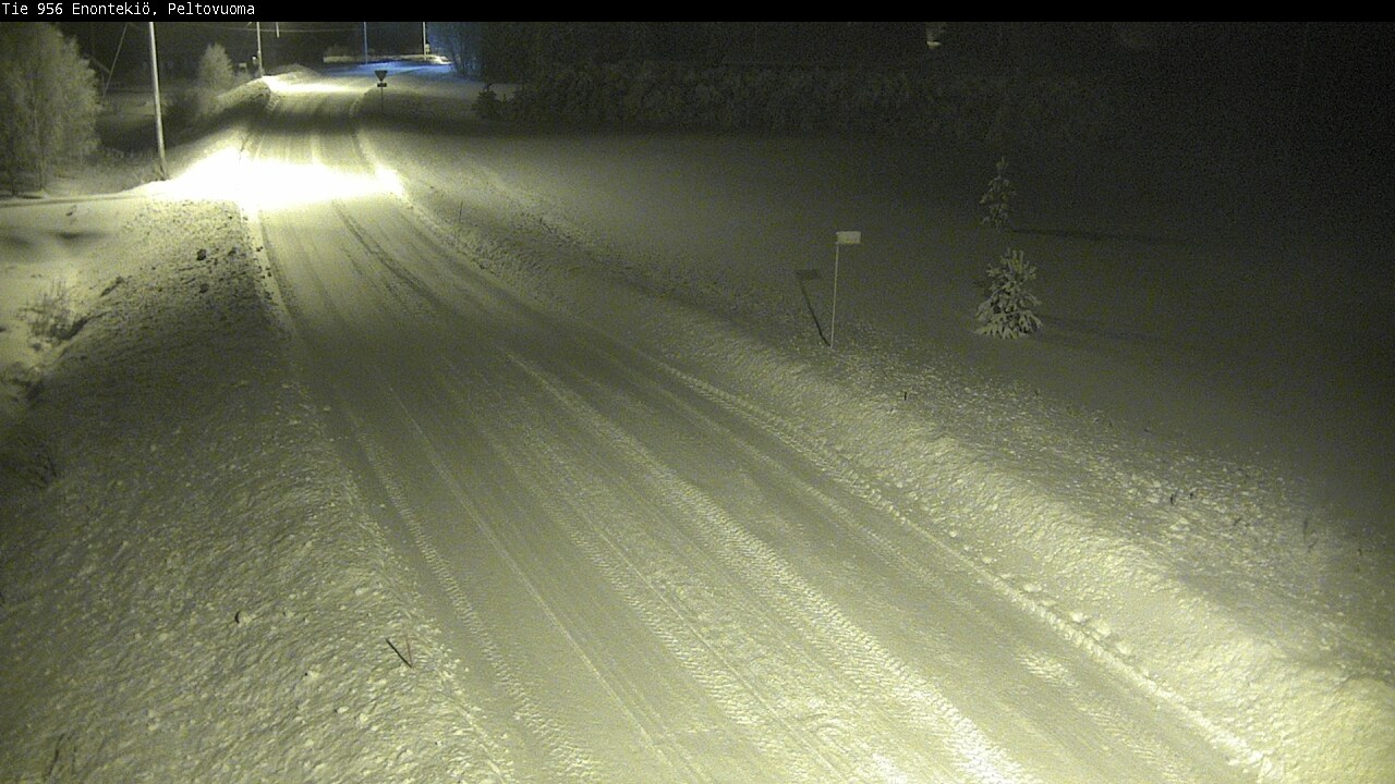 Weather Camera Image Väg 21 Enontekis, Peltovuoma, Enontekiö, Lappi