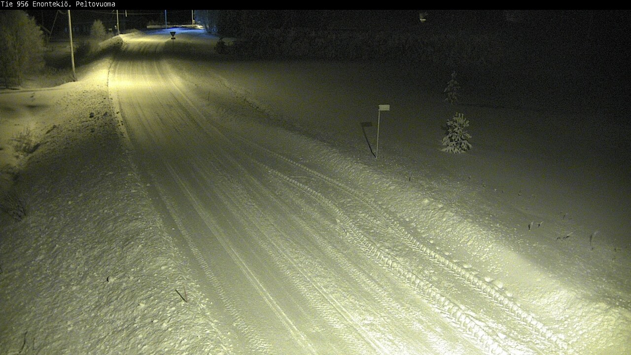 Weather Camera Image Väg 21 Enontekis, Peltovuoma, Enontekiö, Lappi