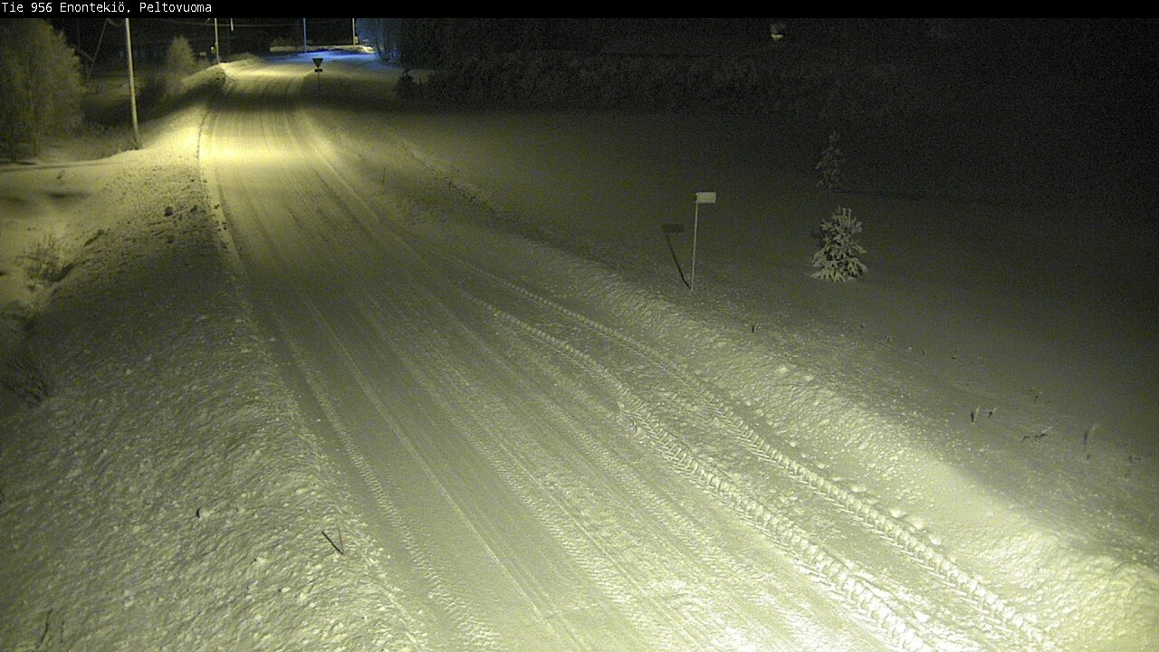 Weather Camera Image Väg 21 Enontekis, Peltovuoma, Enontekiö, Lappi