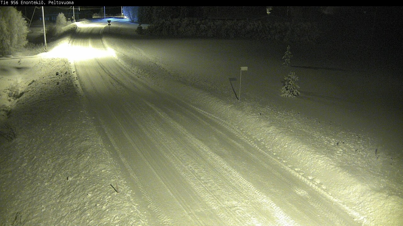 Weather Camera Image Väg 21 Enontekis, Peltovuoma, Enontekiö, Lappi