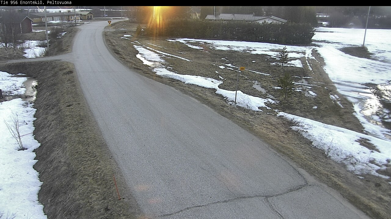 Weather Camera Image Road 956 Enontekiö, Peltovuoma, Enontekiö, Lappi
