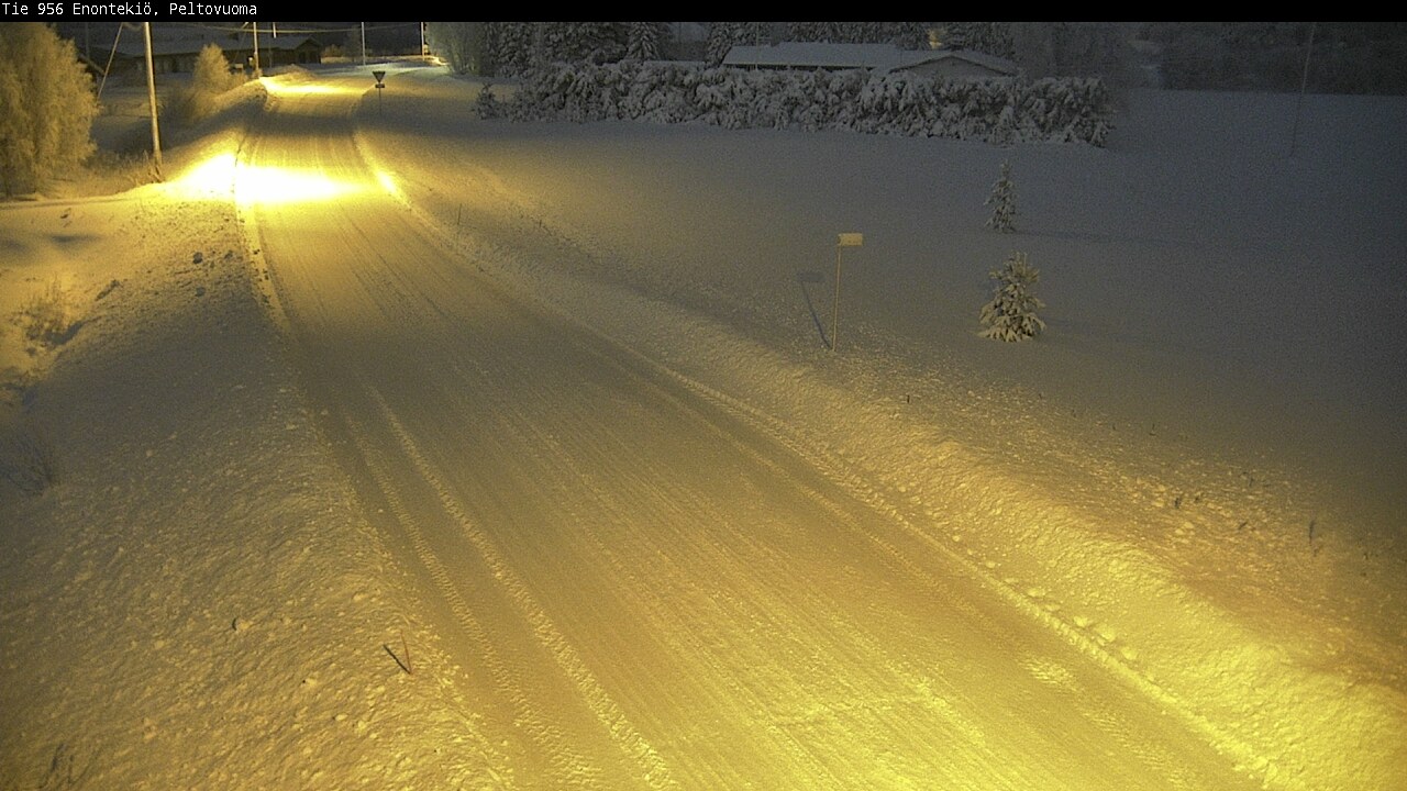 Weather Camera Image Väg 21 Enontekis, Peltovuoma, Enontekiö, Lappi