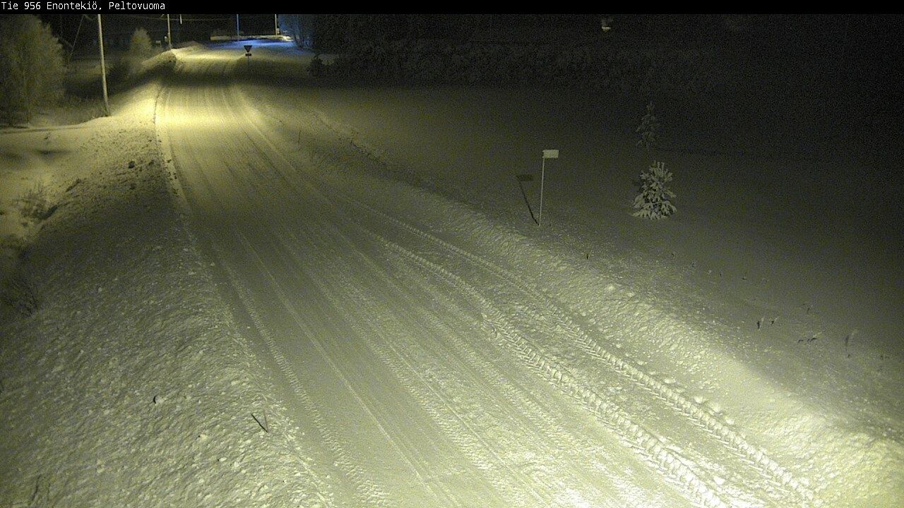 Weather Camera Image Väg 21 Enontekis, Peltovuoma, Enontekiö, Lappi