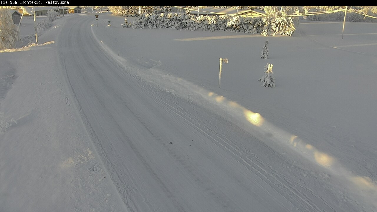 Kelikamerat Kuva Tie 956 Enontekiö, Peltovuoma, Enontekiö, Lappi