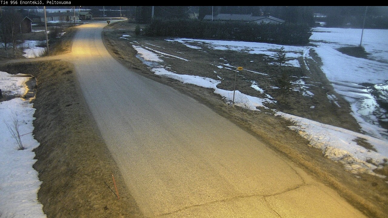 Weather Camera Image Road 956 Enontekiö, Peltovuoma, Enontekiö, Lappi