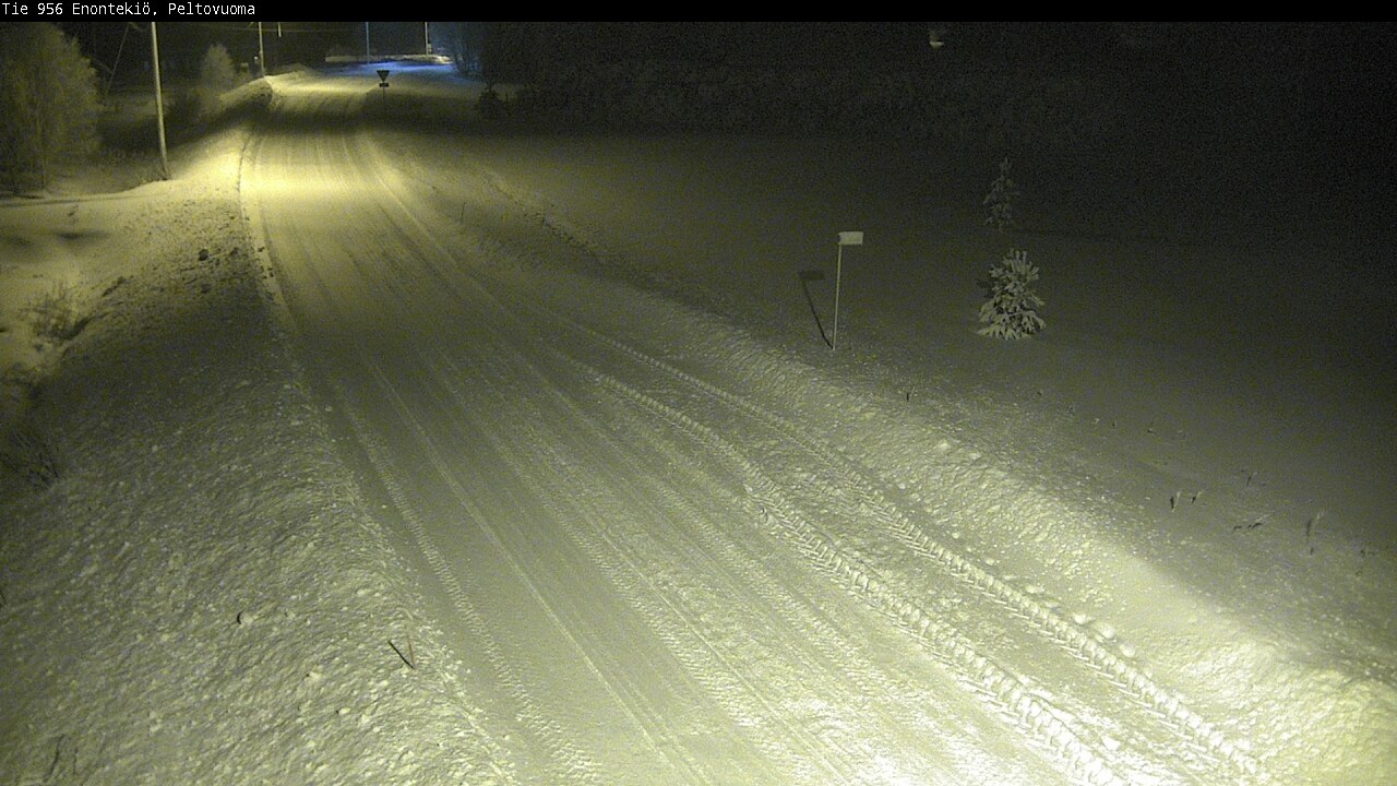 Weather Camera Image Väg 21 Enontekis, Peltovuoma, Enontekiö, Lappi