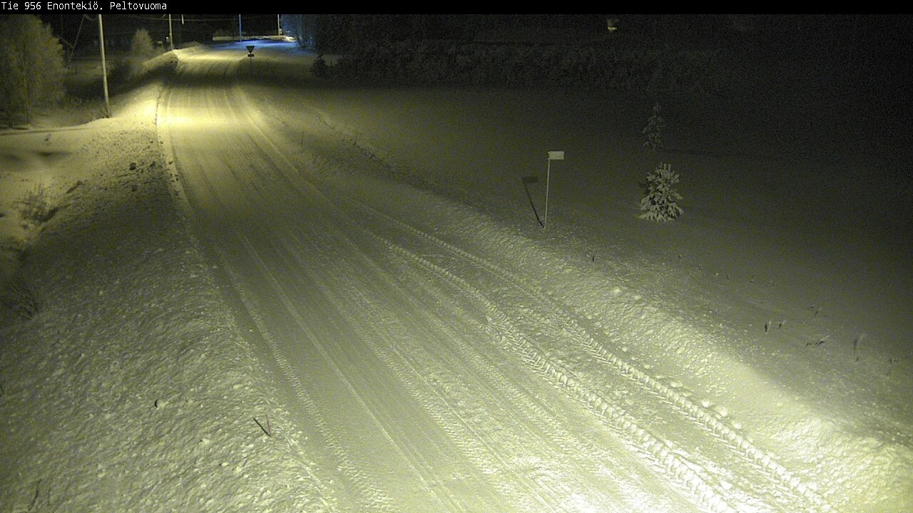 Weather Camera Image Väg 21 Enontekis, Peltovuoma, Enontekiö, Lappi