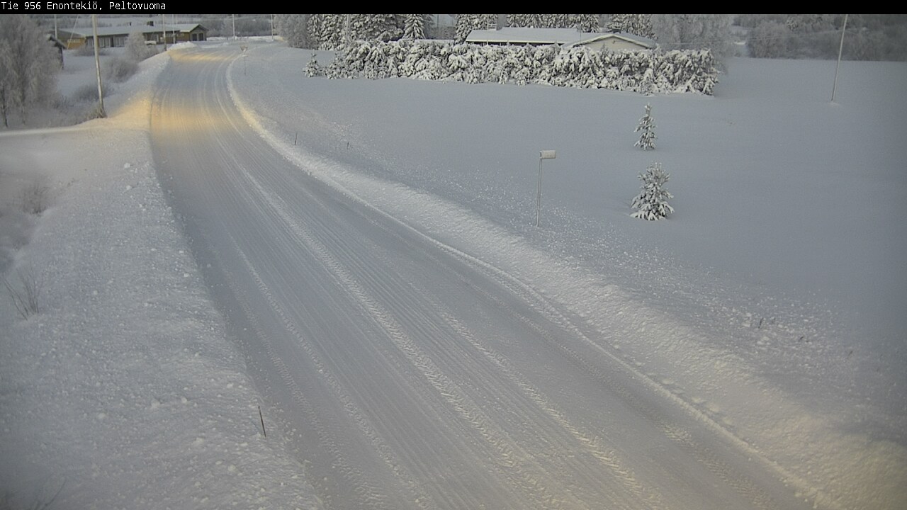 Weather Camera Image Väg 21 Enontekis, Peltovuoma, Enontekiö, Lappi