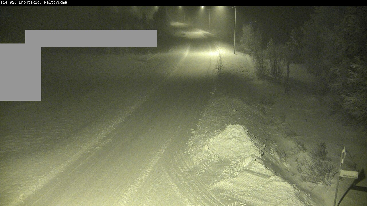 Weather Camera Image Road 956 Enontekiö, Peltovuoma, Enontekiö, Lappi