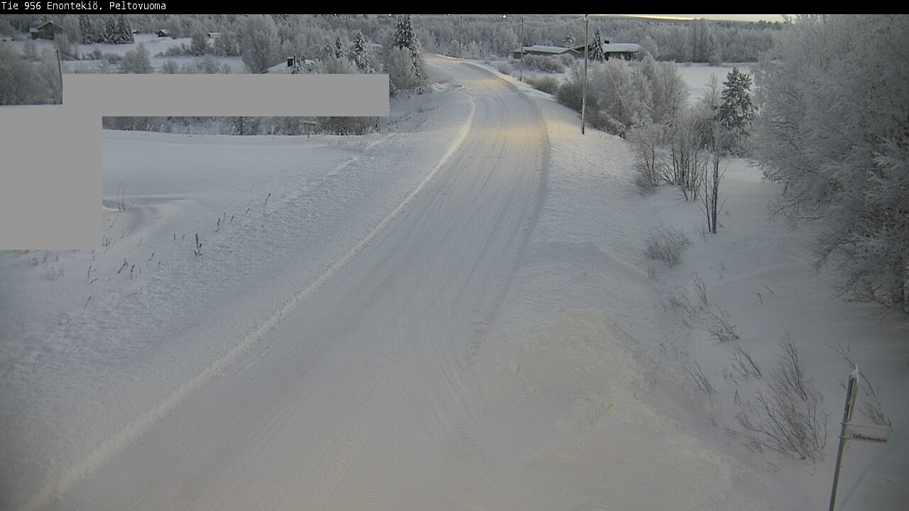 Weather Camera Image Road 956 Enontekiö, Peltovuoma, Enontekiö, Lappi