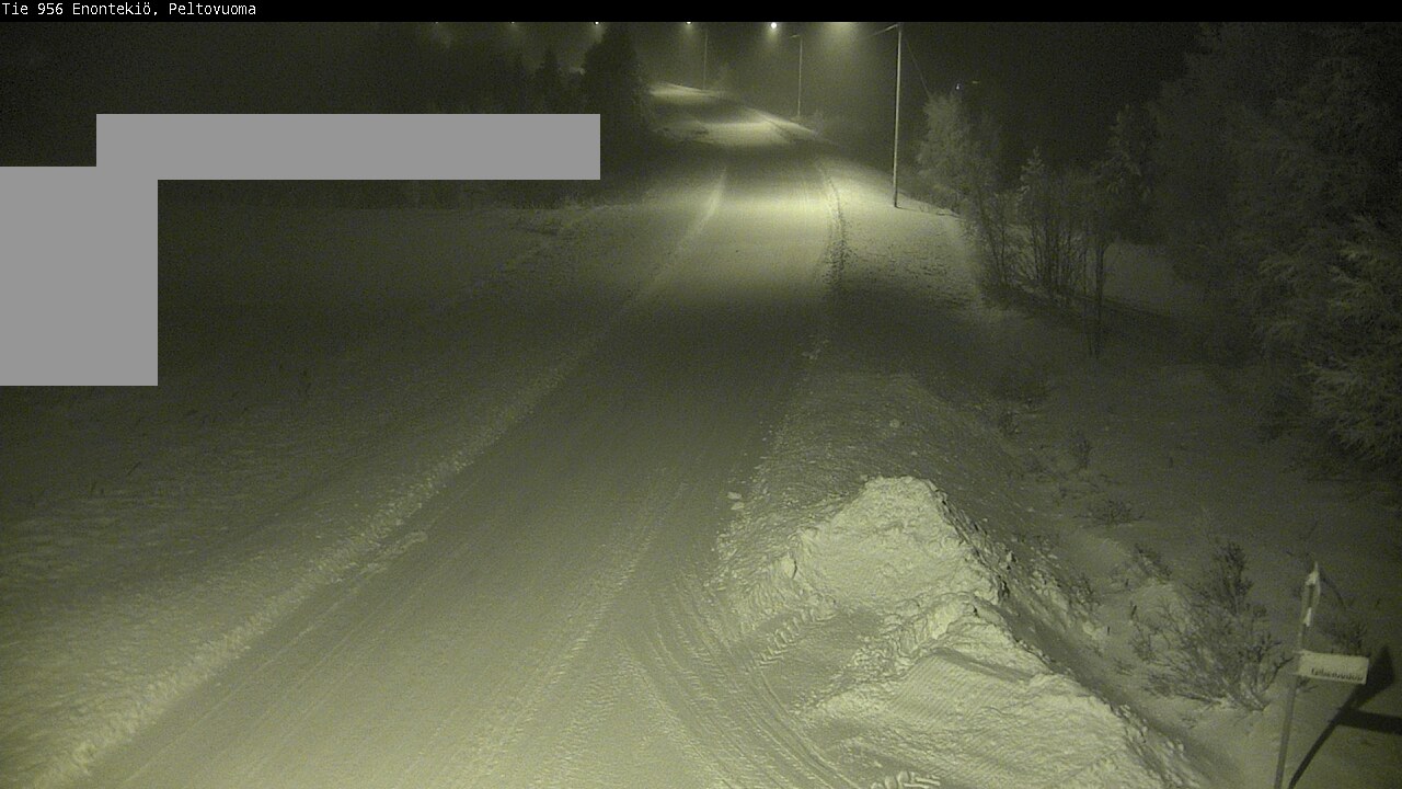 Weather Camera Image Road 956 Enontekiö, Peltovuoma, Enontekiö, Lappi