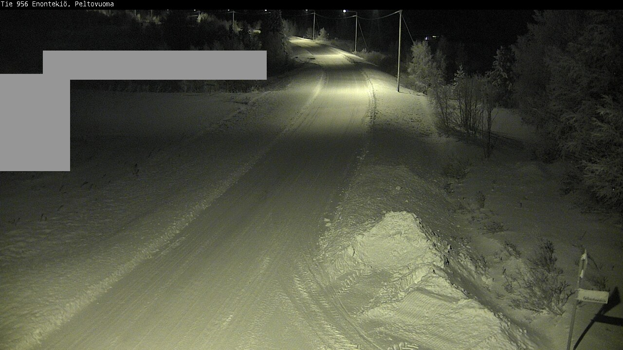 Weather Camera Image Road 956 Enontekiö, Peltovuoma, Enontekiö, Lappi
