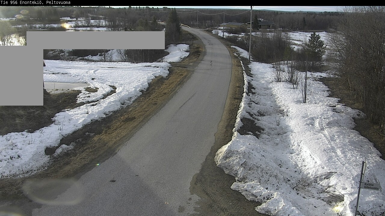 Weather Camera Image Väg 21 Enontekis, Peltovuoma, Enontekiö, Lappi
