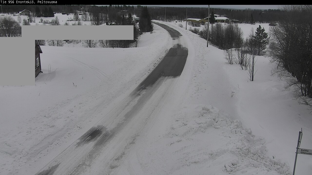 Weather Camera Image Road 956 Enontekiö, Peltovuoma, Enontekiö, Lappi