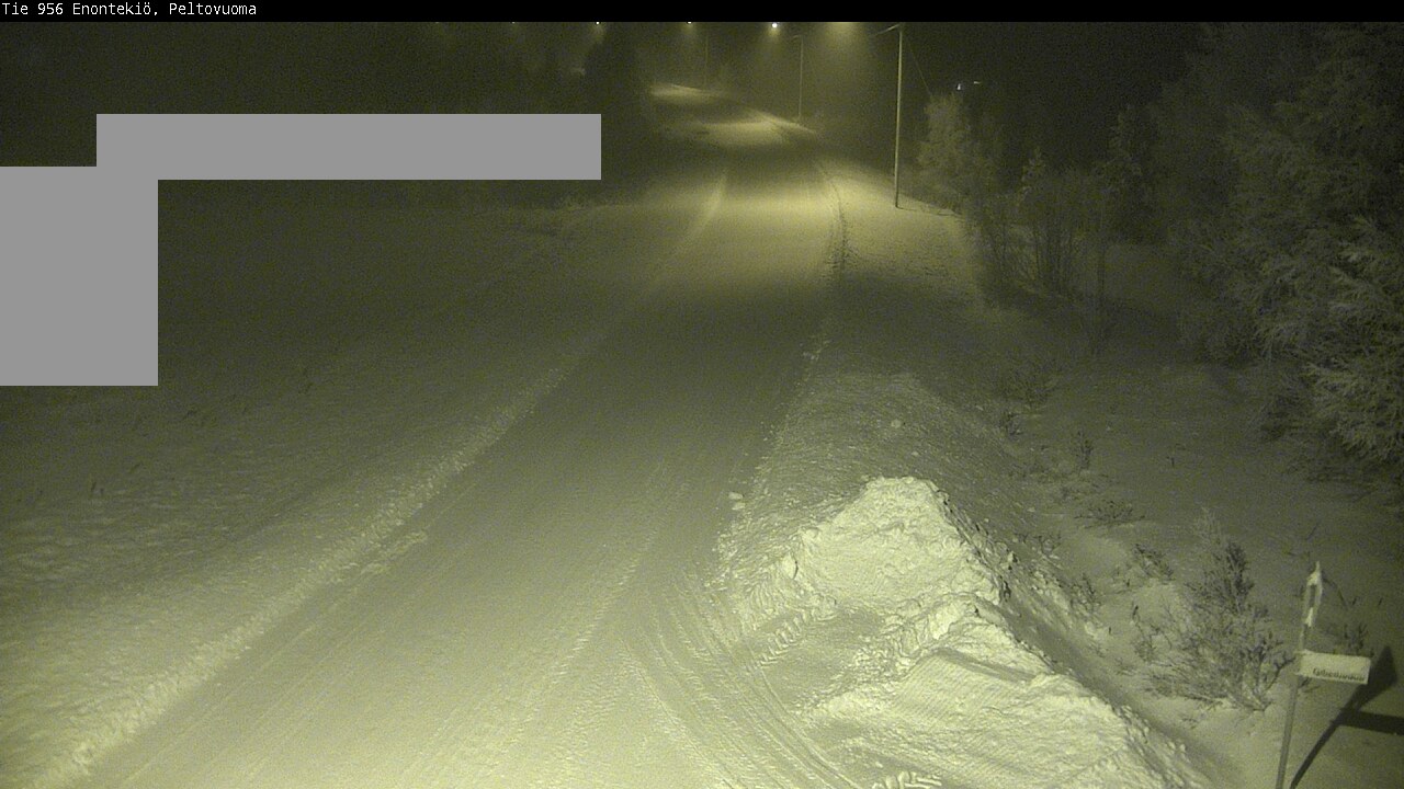 Weather Camera Image Road 956 Enontekiö, Peltovuoma, Enontekiö, Lappi