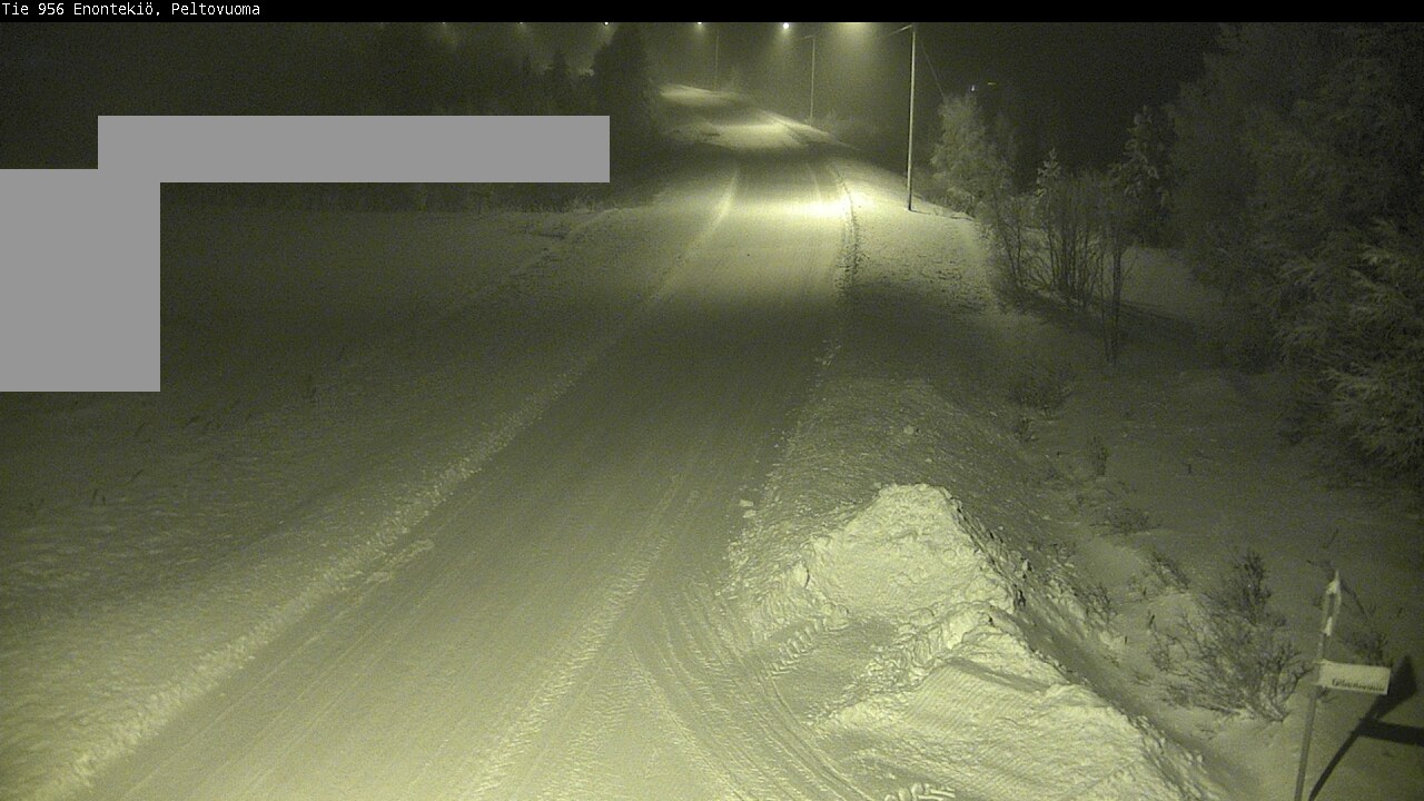 Weather Camera Image Road 956 Enontekiö, Peltovuoma, Enontekiö, Lappi