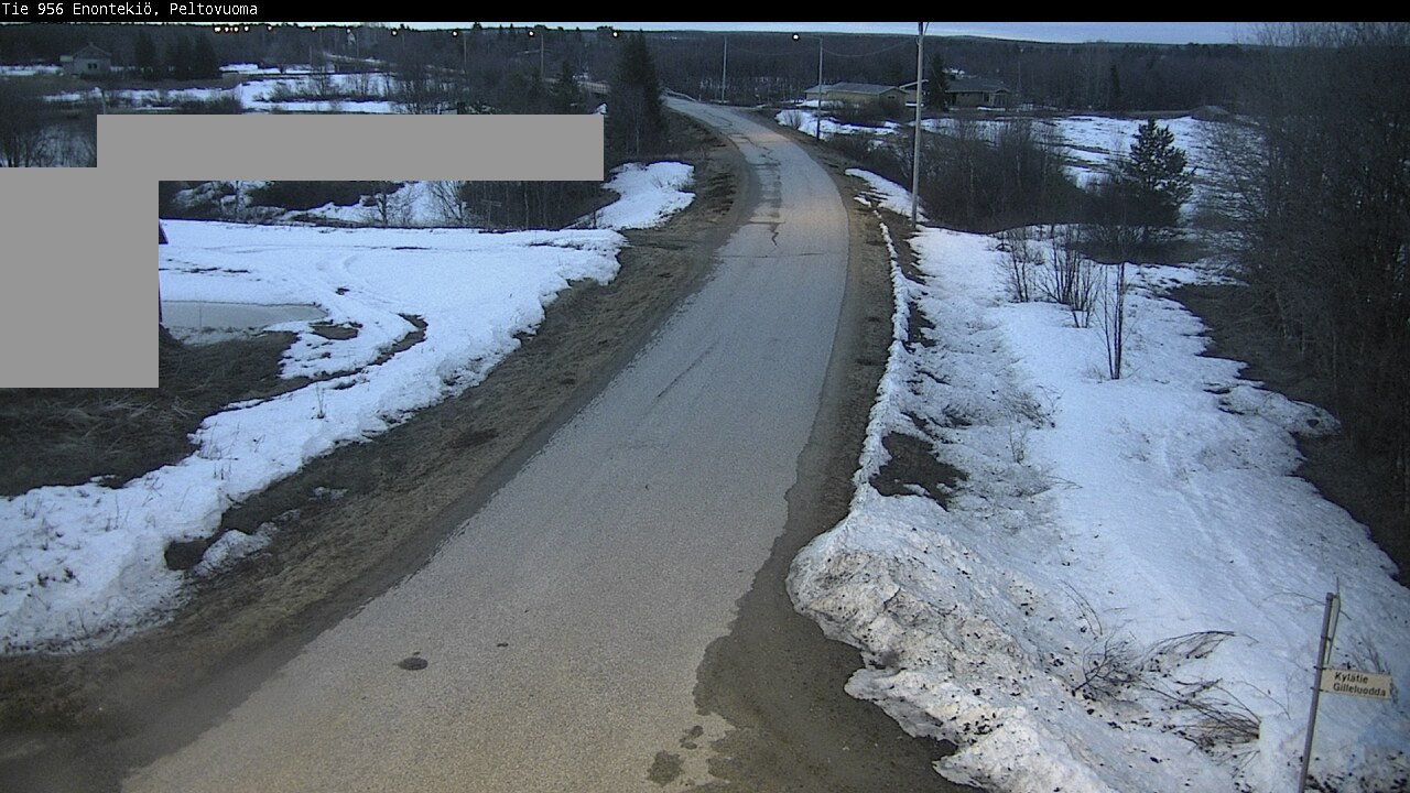 Weather Camera Image Väg 21 Enontekis, Peltovuoma, Enontekiö, Lappi