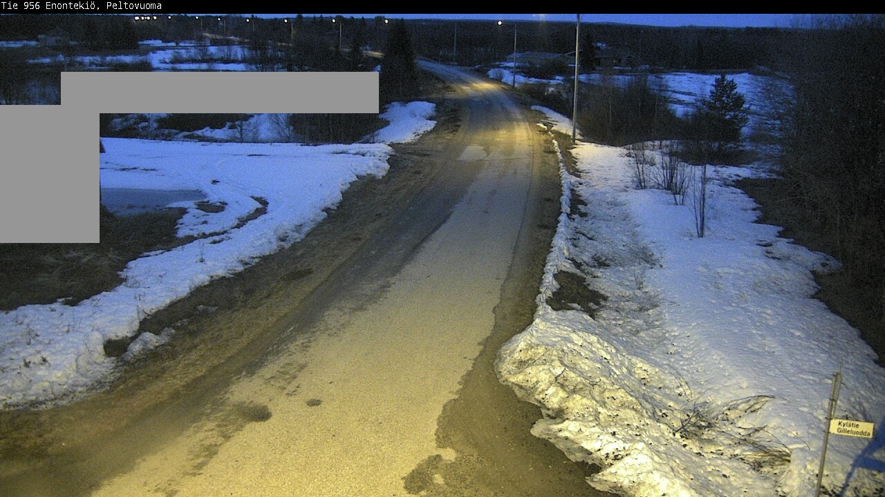 Weather Camera Image Väg 21 Enontekis, Peltovuoma, Enontekiö, Lappi