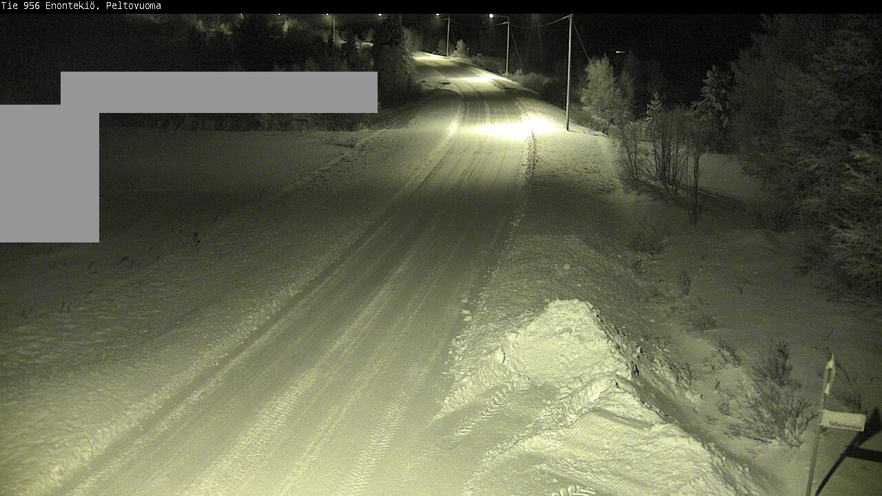 Weather Camera Image Road 956 Enontekiö, Peltovuoma, Enontekiö, Lappi