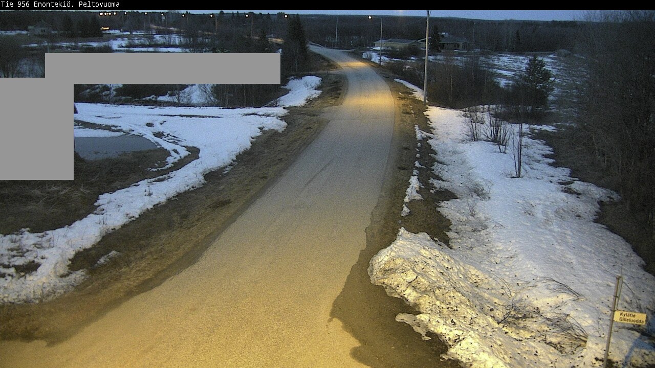 Weather Camera Image Road 956 Enontekiö, Peltovuoma, Enontekiö, Lappi