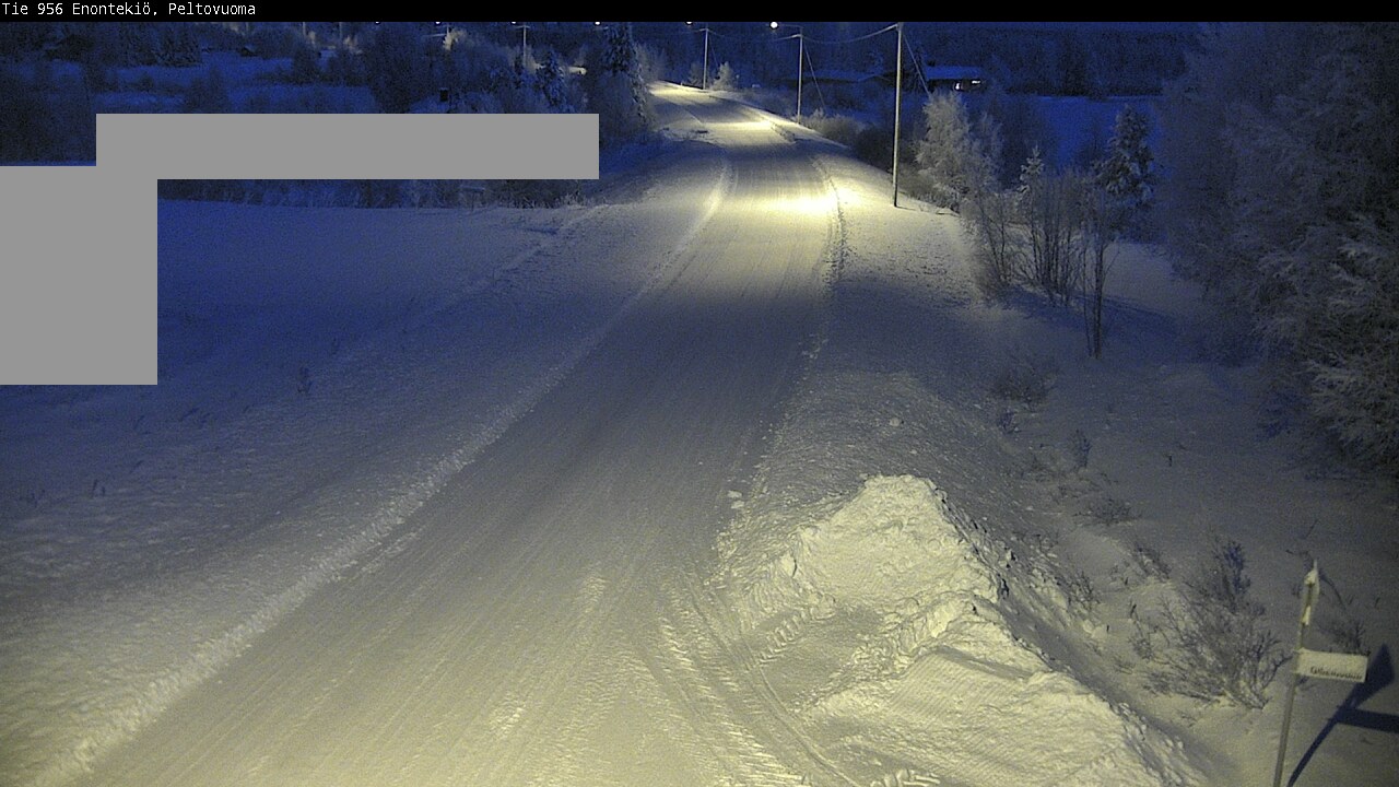 Weather Camera Image Road 956 Enontekiö, Peltovuoma, Enontekiö, Lappi
