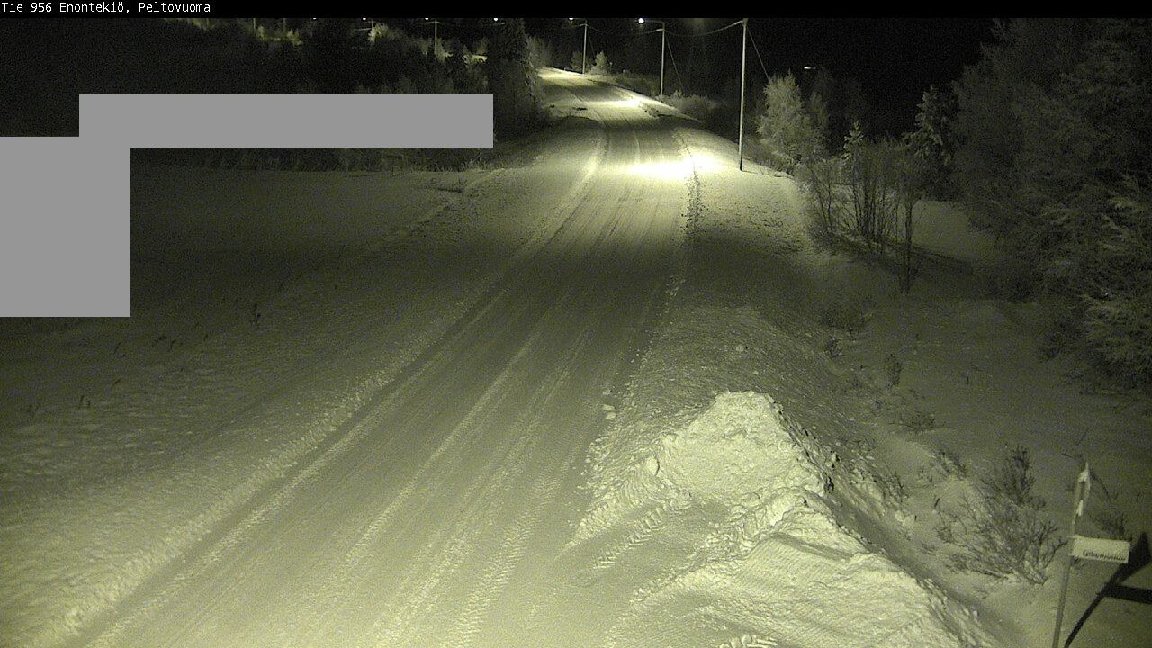 Weather Camera Image Road 956 Enontekiö, Peltovuoma, Enontekiö, Lappi