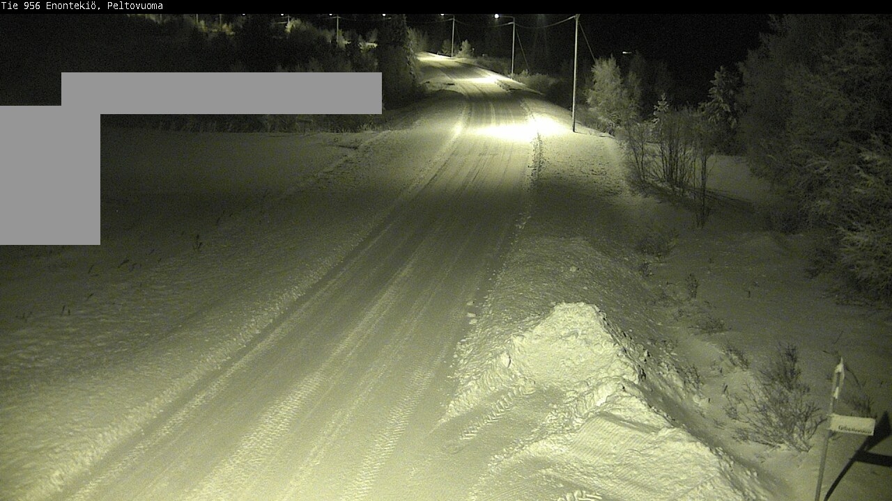 Weather Camera Image Road 956 Enontekiö, Peltovuoma, Enontekiö, Lappi
