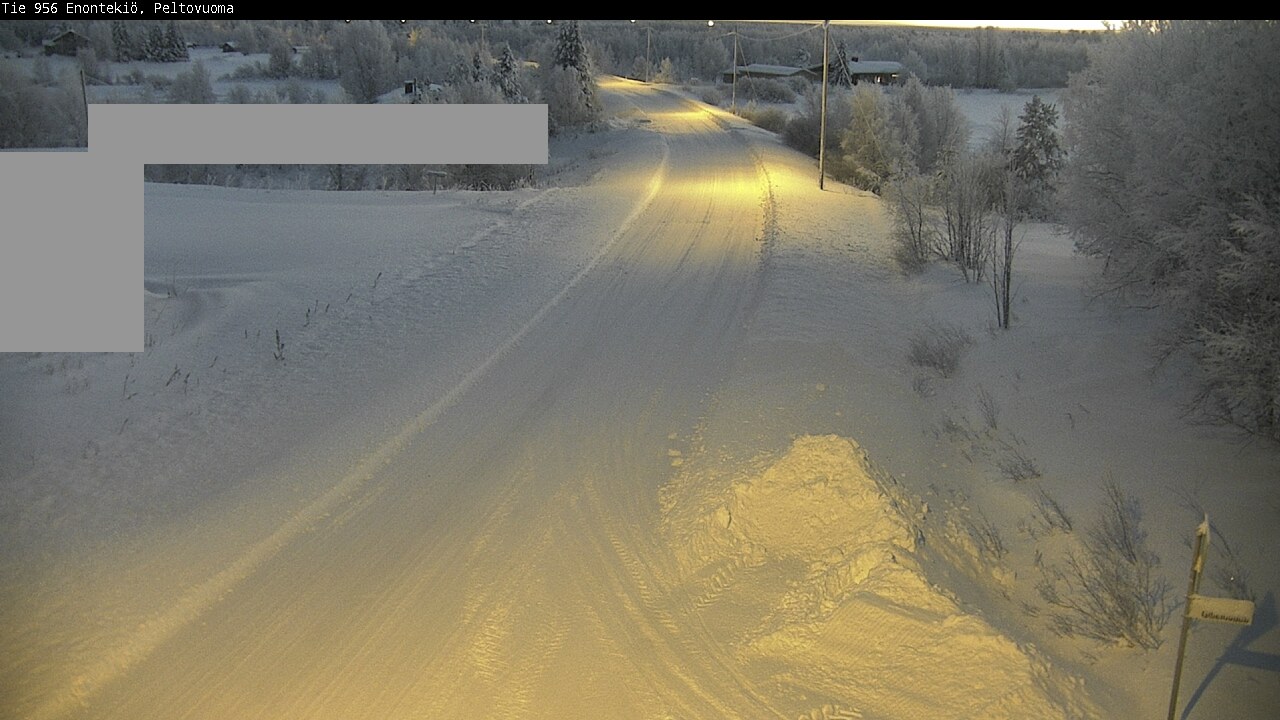 Weather Camera Image Road 956 Enontekiö, Peltovuoma, Enontekiö, Lappi