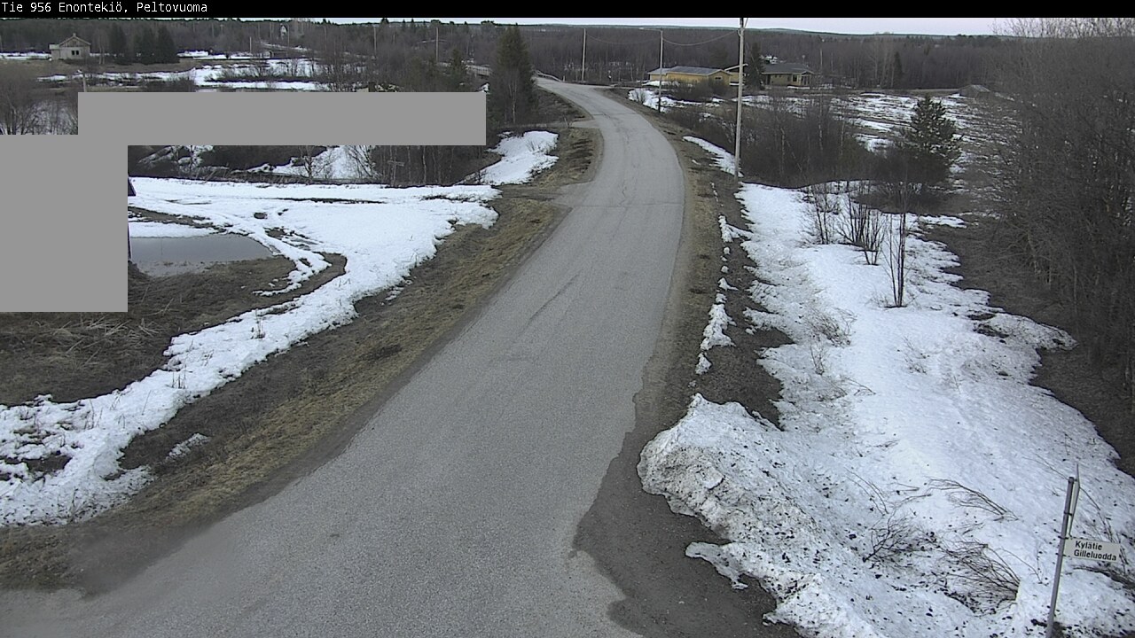 Weather Camera Image Road 956 Enontekiö, Peltovuoma, Enontekiö, Lappi