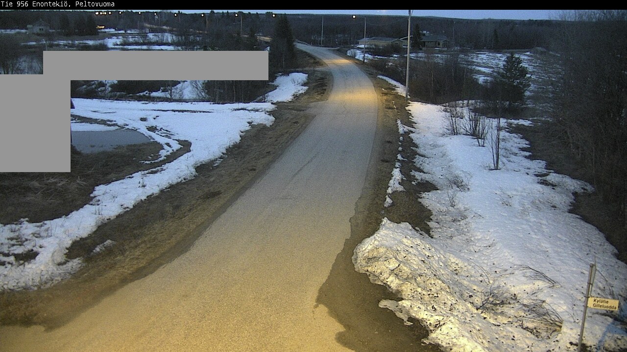 Weather Camera Image Road 956 Enontekiö, Peltovuoma, Enontekiö, Lappi