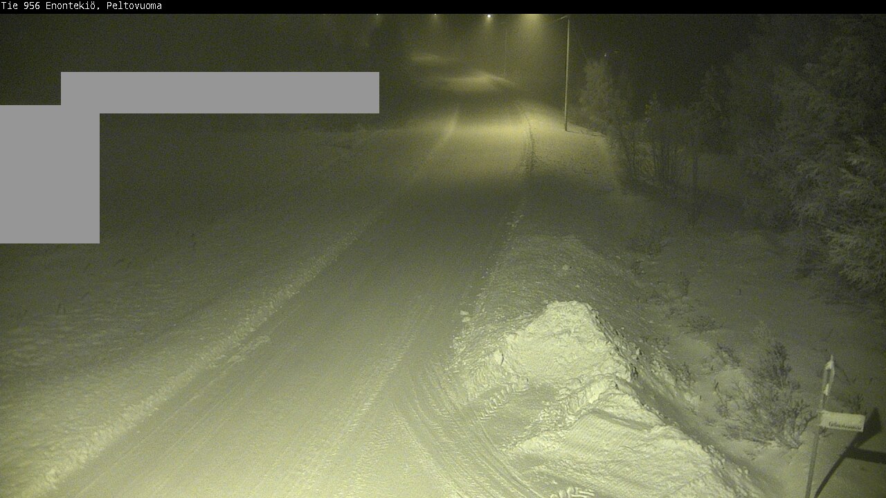 Weather Camera Image Road 956 Enontekiö, Peltovuoma, Enontekiö, Lappi
