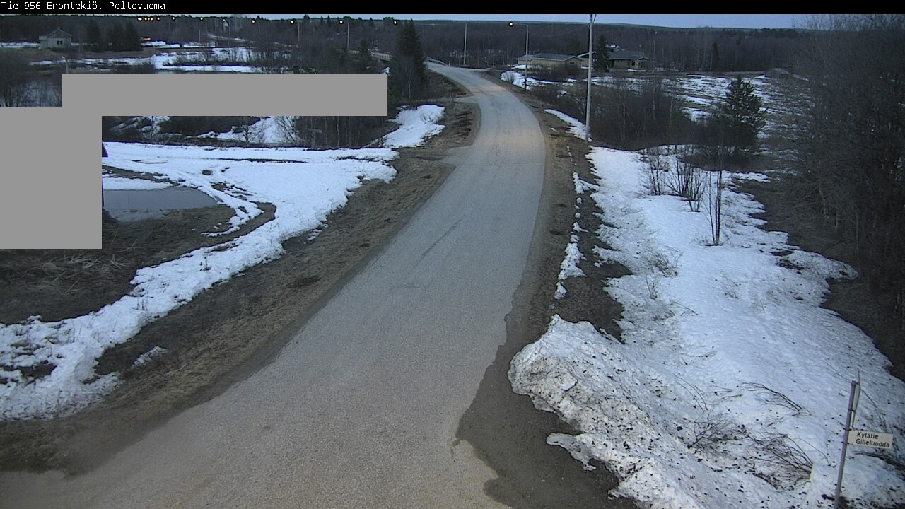 Weather Camera Image Road 956 Enontekiö, Peltovuoma, Enontekiö, Lappi