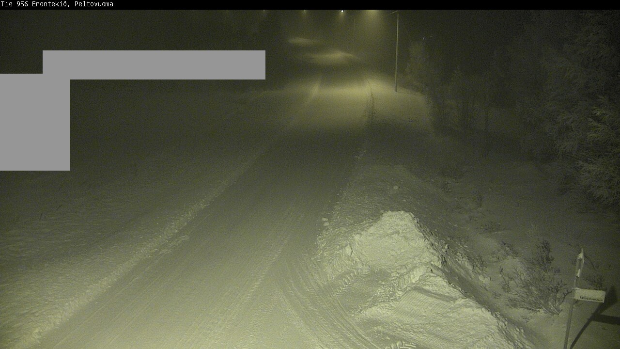 Weather Camera Image Road 956 Enontekiö, Peltovuoma, Enontekiö, Lappi