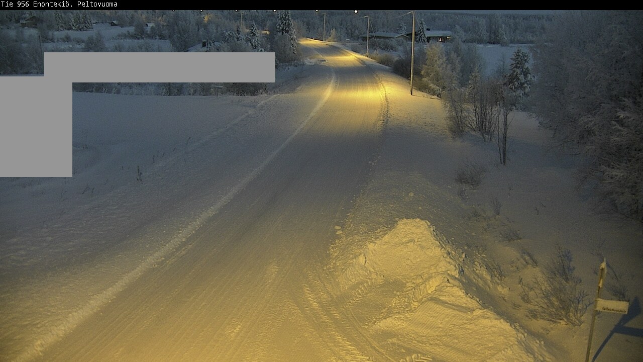 Weather Camera Image Road 956 Enontekiö, Peltovuoma, Enontekiö, Lappi