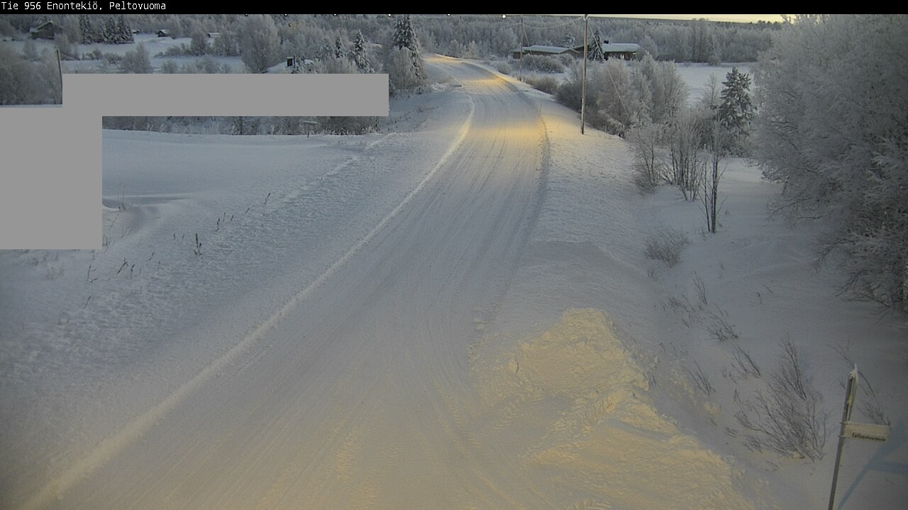Weather Camera Image Road 956 Enontekiö, Peltovuoma, Enontekiö, Lappi