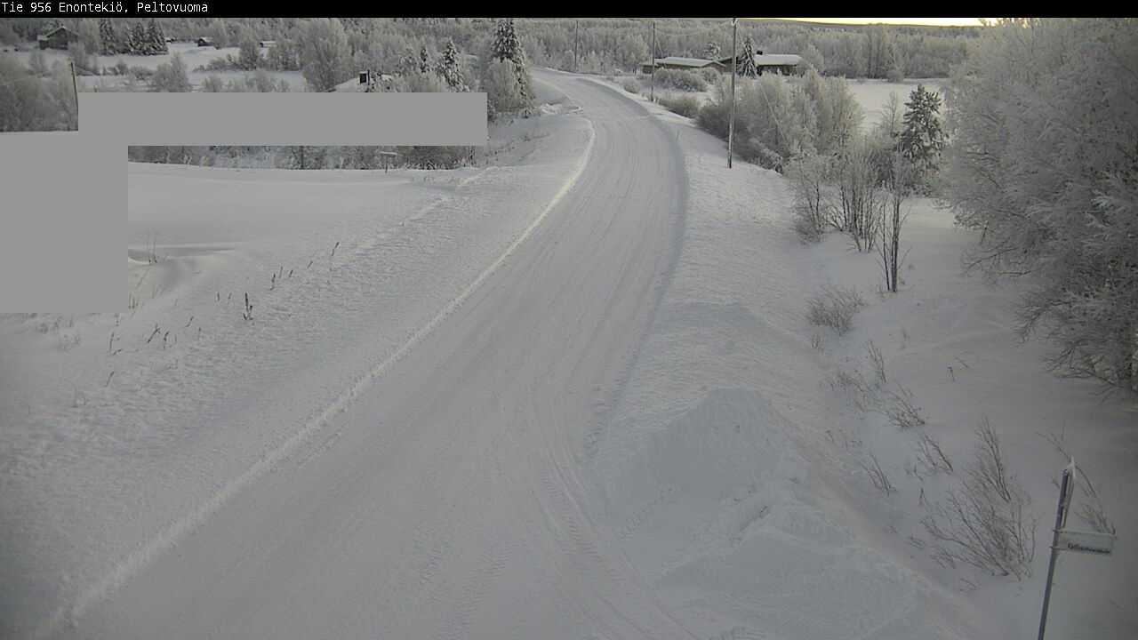 Weather Camera Image Road 956 Enontekiö, Peltovuoma, Enontekiö, Lappi